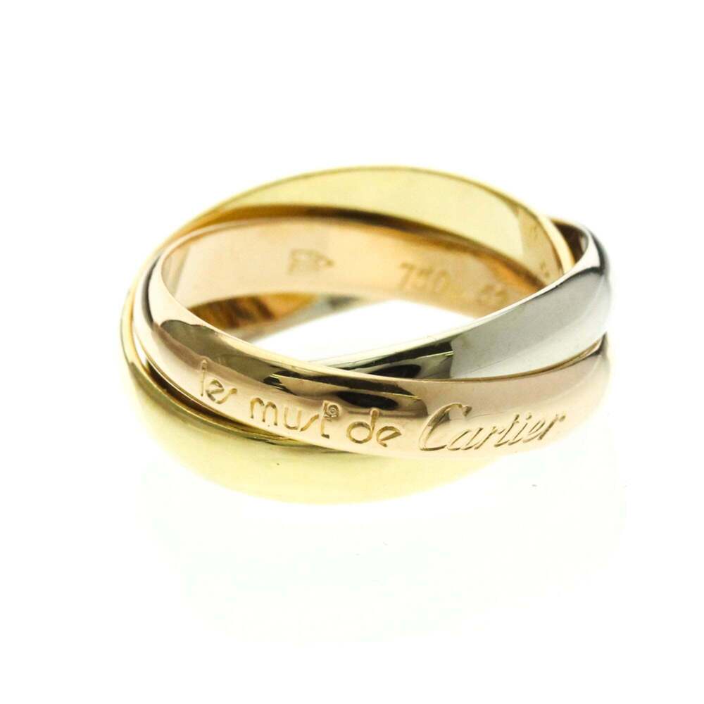 CARTIER Authentic 18k Gold Trinity Ring